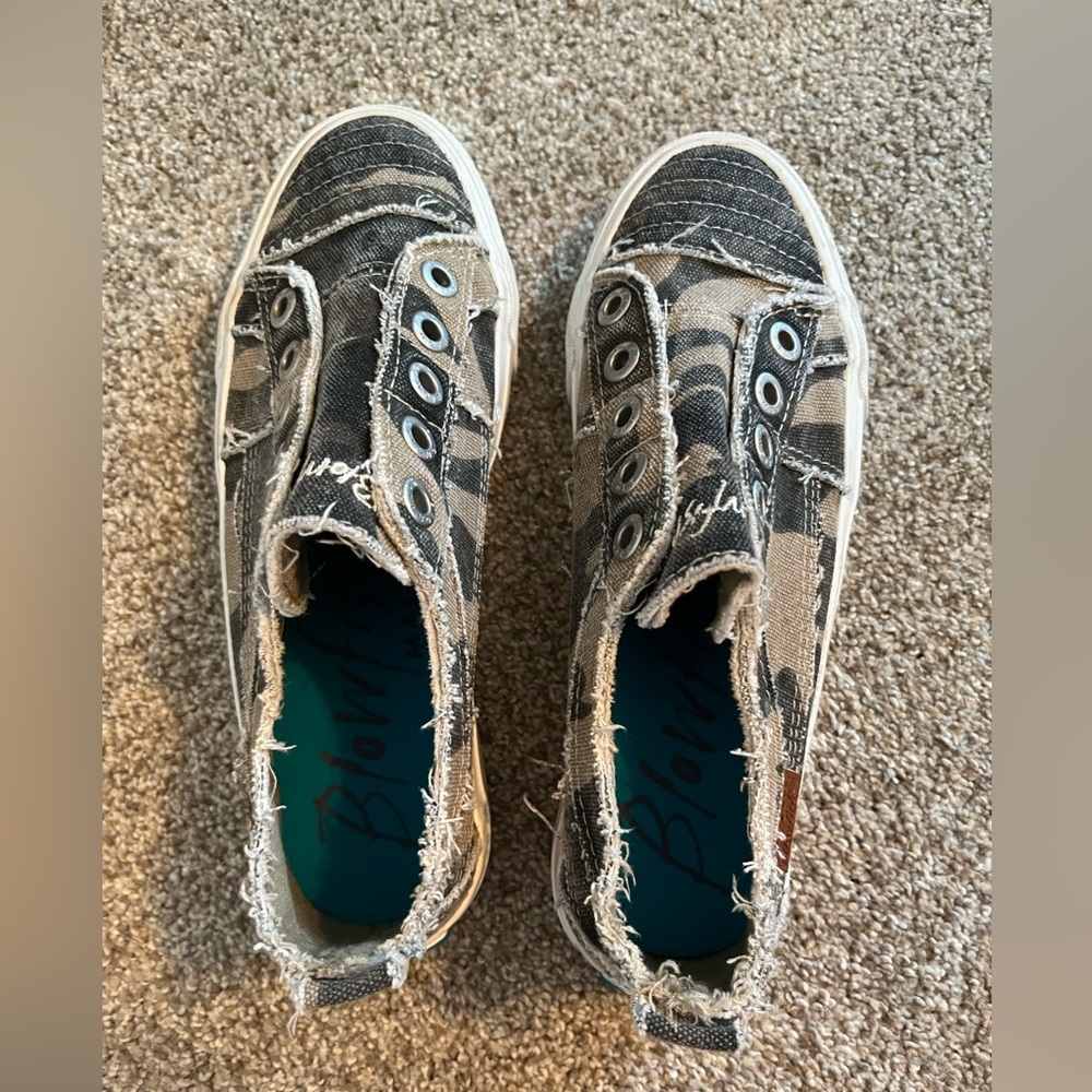Blowfish Camo Slip-On Sneakers